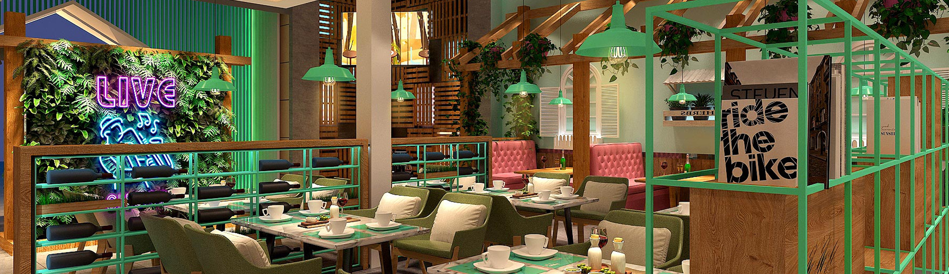 禾π深圳生态主题餐饮空间设计_LOGO设计，回归生活本质