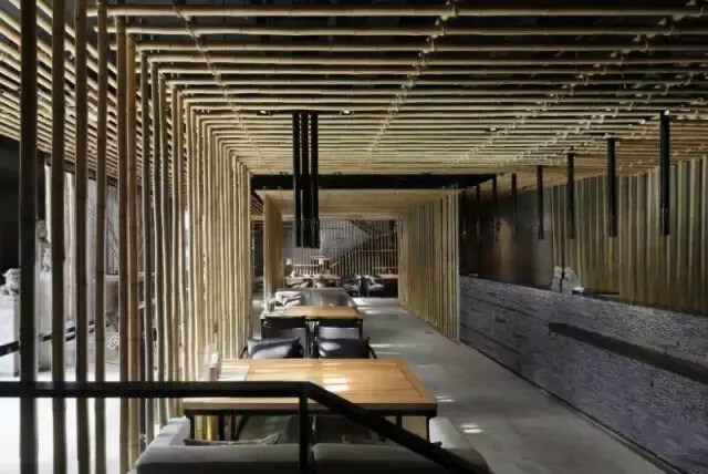 湘菜如何让餐厅设计玩转中国风？几根竹子让你眼前一亮！
