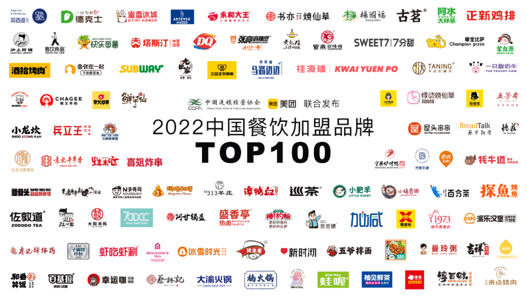 湘菜2022中国餐饮加盟品牌TOP100，看看有没有你的品牌